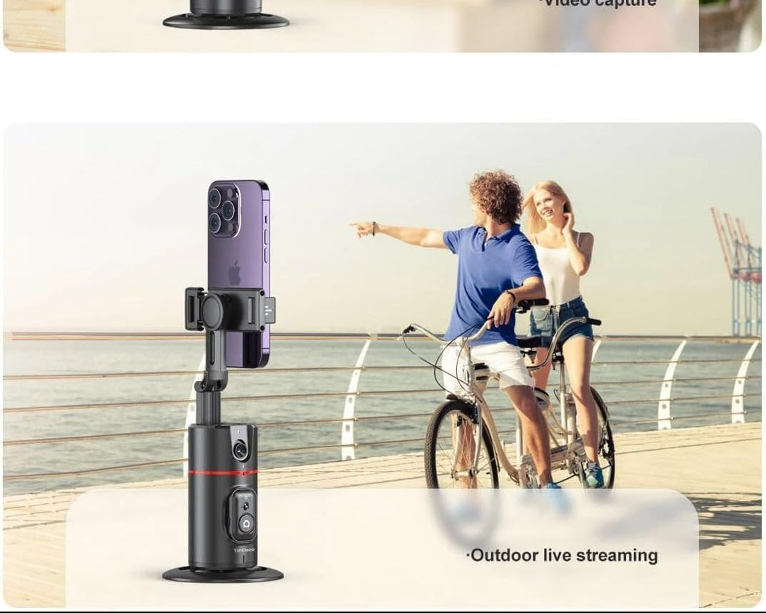 P02 Auto Face Tracking 360° Rotation Smart Shoot