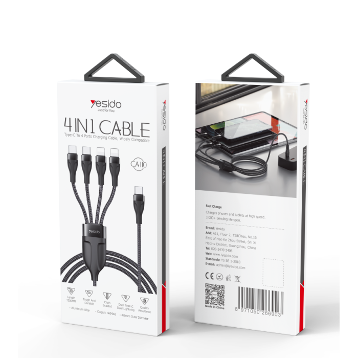 Yesido CA110 4-in-1 Kabel