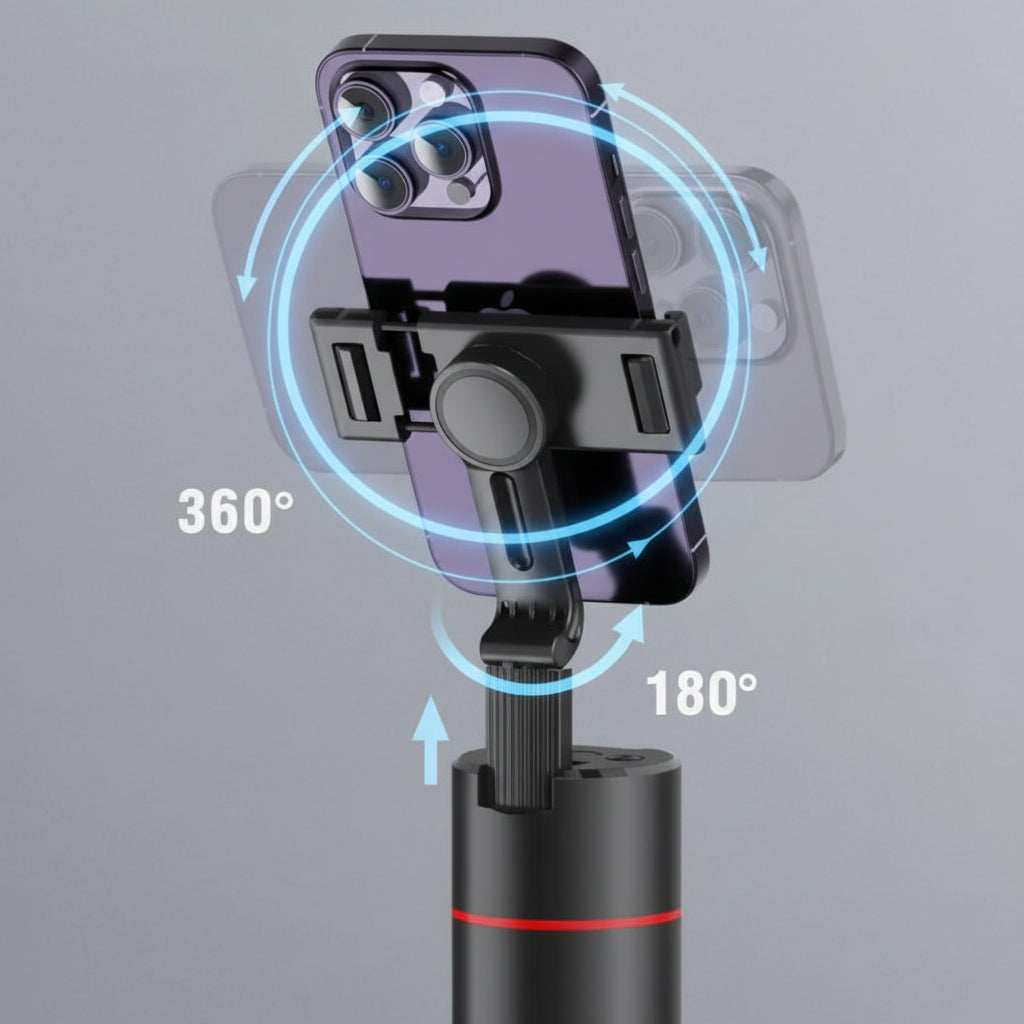 P02 Auto Face Tracking 360° Rotation Smart Shoot