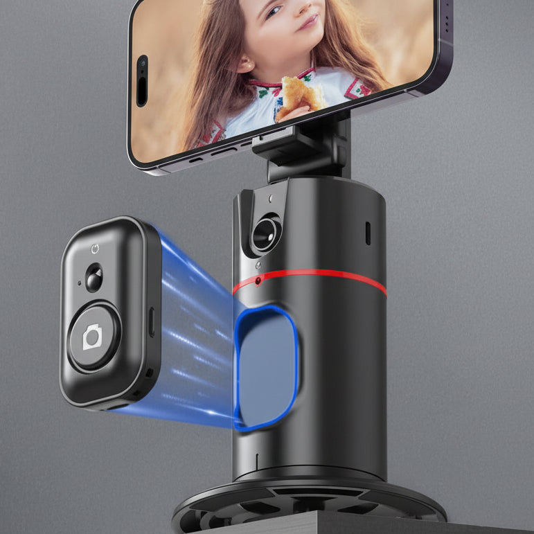 P02 Auto Face Tracking 360° Rotation Smart Shoot