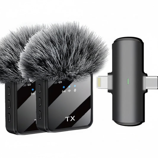 F15-2 Dual Mini Wireless Headset Microphone