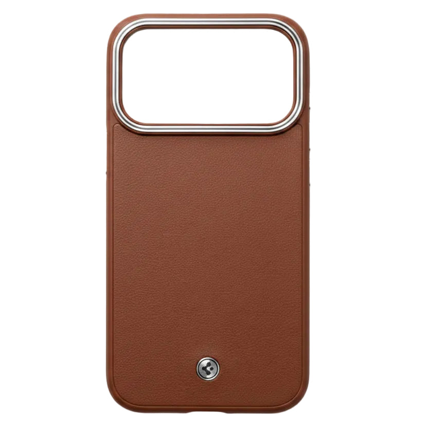 Spigen Enzo MagFit - Premium Vegan Leather Case with MagSafe