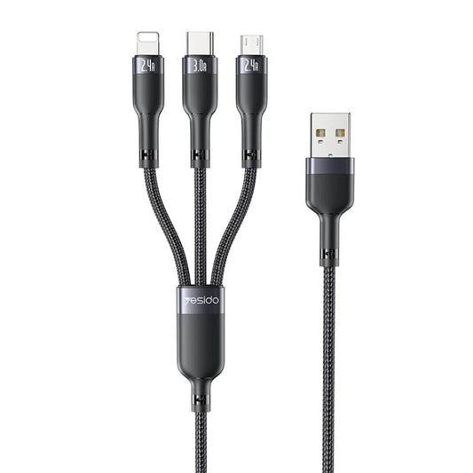 Yesido CA91 3-in-1-USB-Kabel