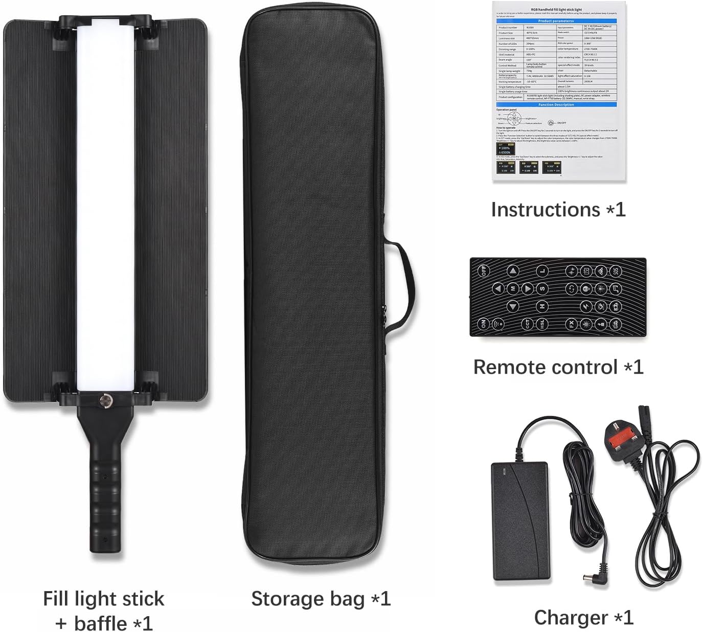 RGB Handheld Photography Light