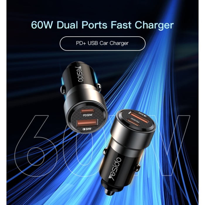 Yesido Y55 60W Car Charger
