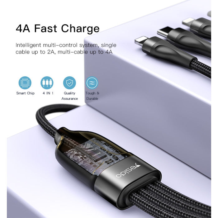 Yesido CA111 4 in 1 Cable