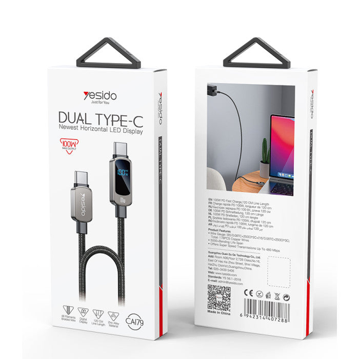 Yesido CA179 Max 100W Cable