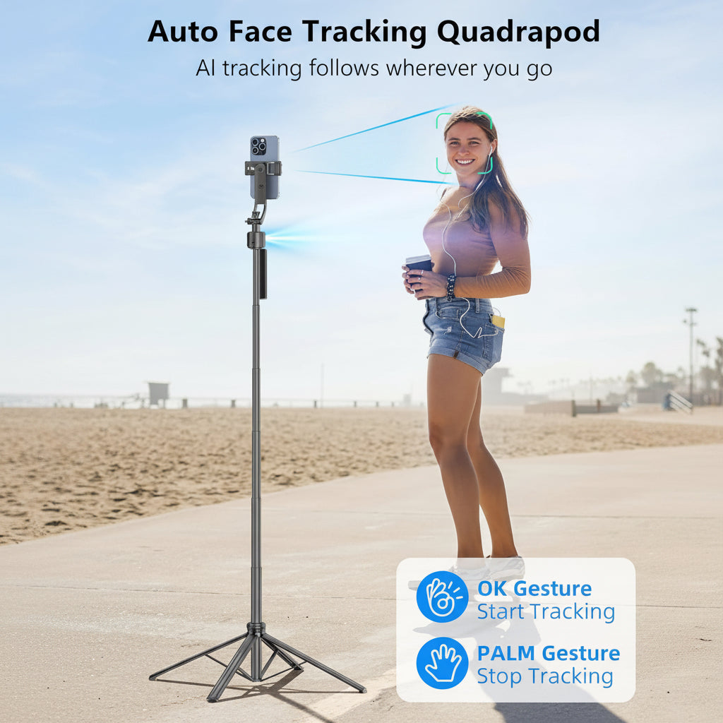 C17 Ai Face Tracking Selfie Stick