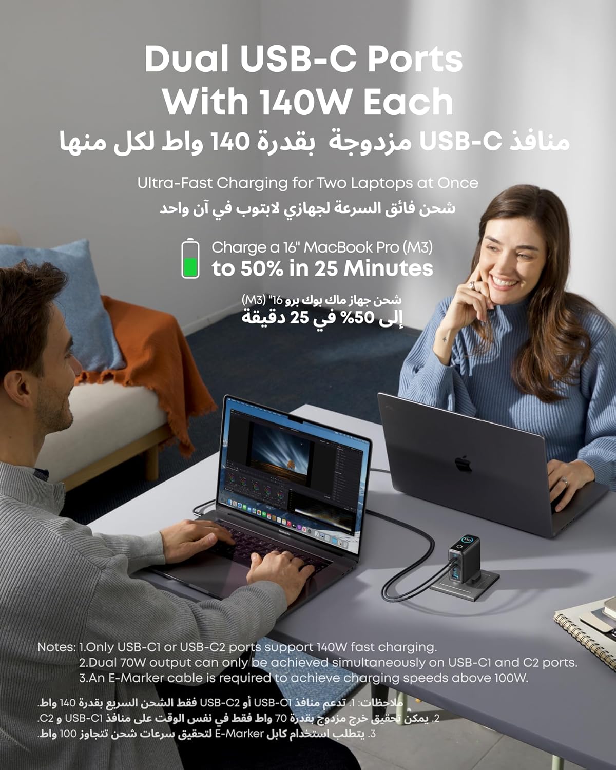 Anker 140W USB C Charger