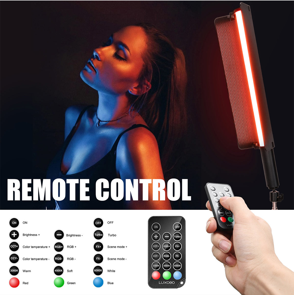 Luxceo P520 Handheld RGB Light