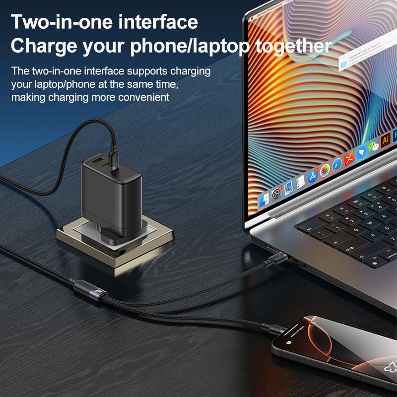 Yesido CA92 100W USB-C 2 in 1 Cable