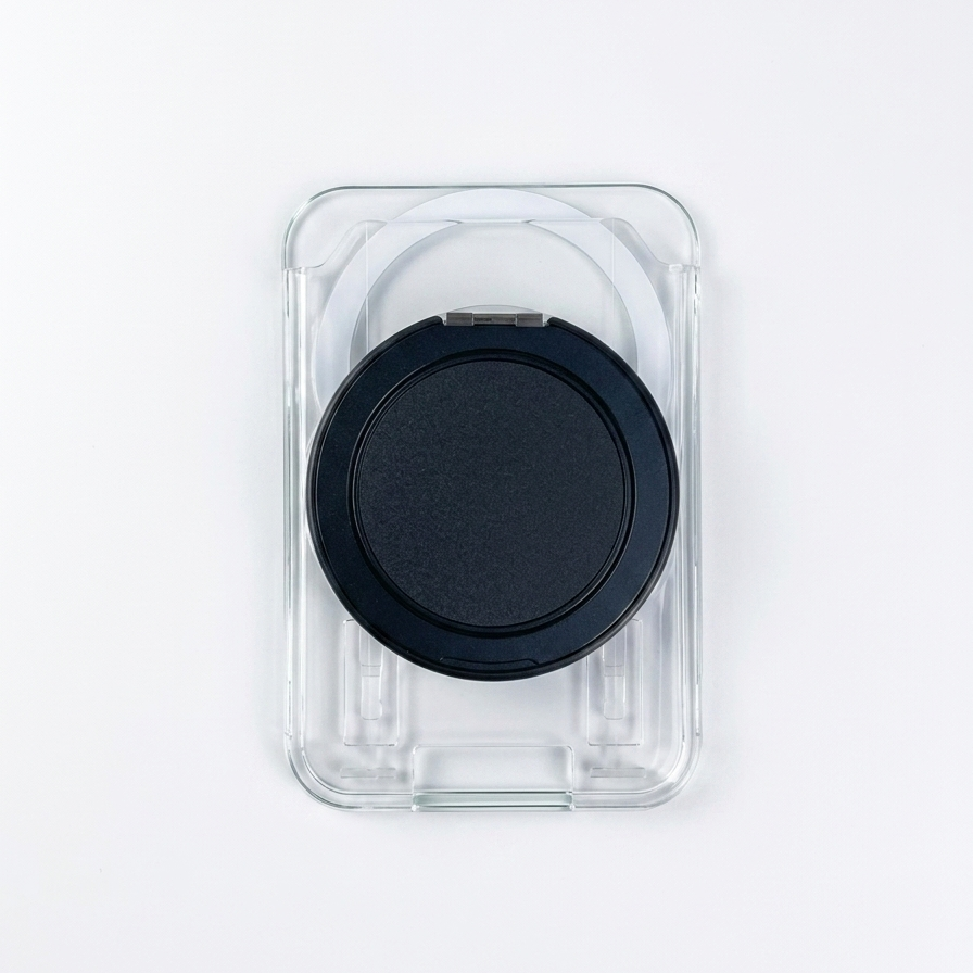 Clear Magsafe Wallet Card Pocket With 360 Gear Bracket