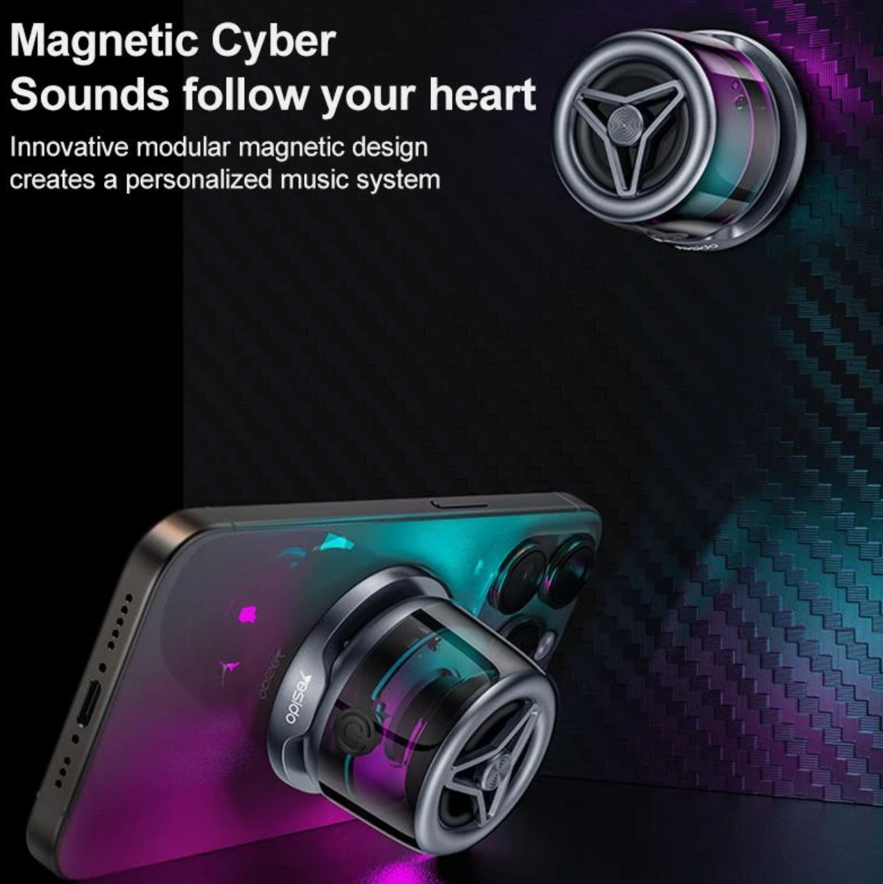 Yesido YSW32 Magnetic Mini Wireless Speaker
