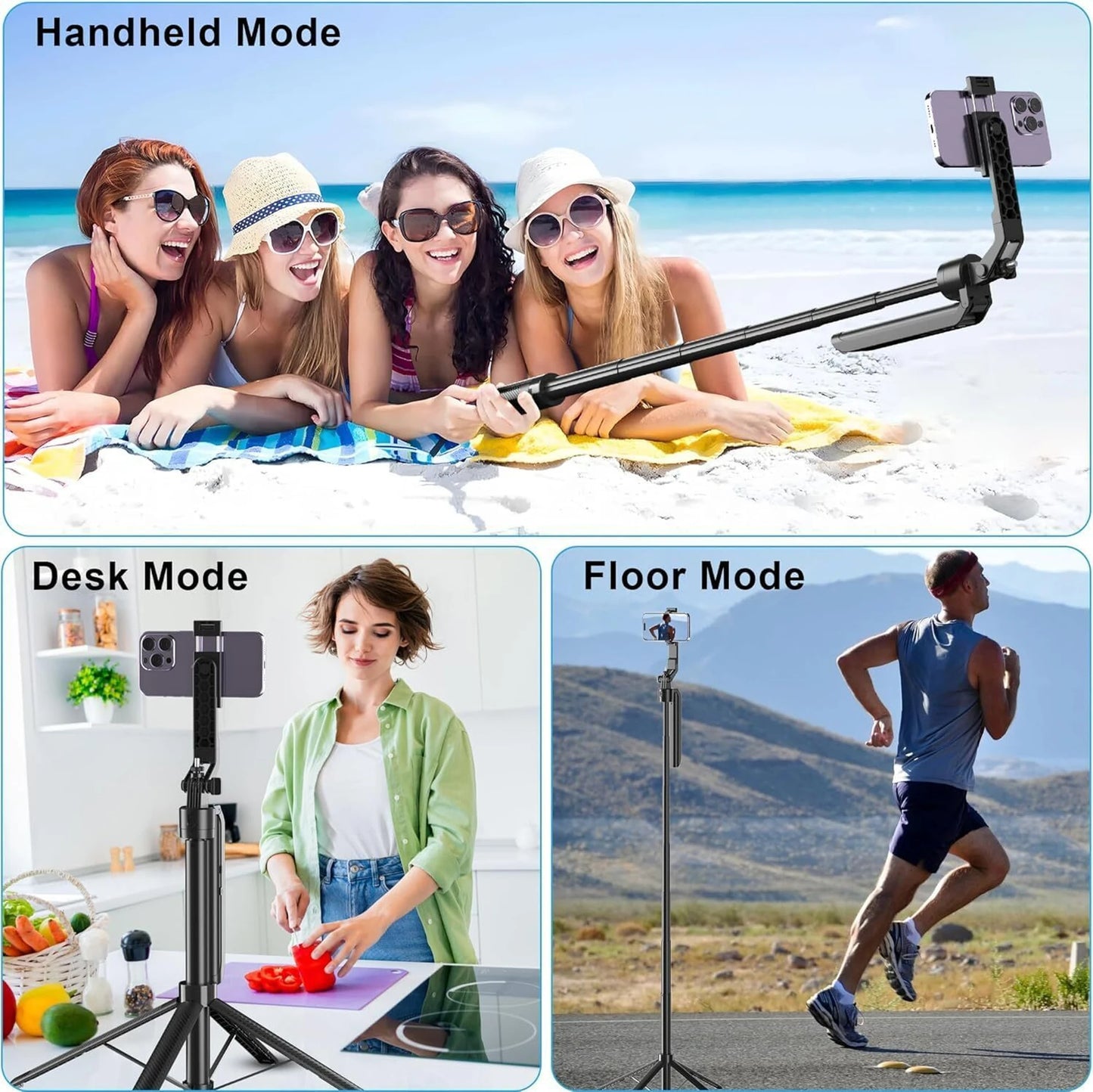 C12 Auto Face Tracking Ai Selfie Stick