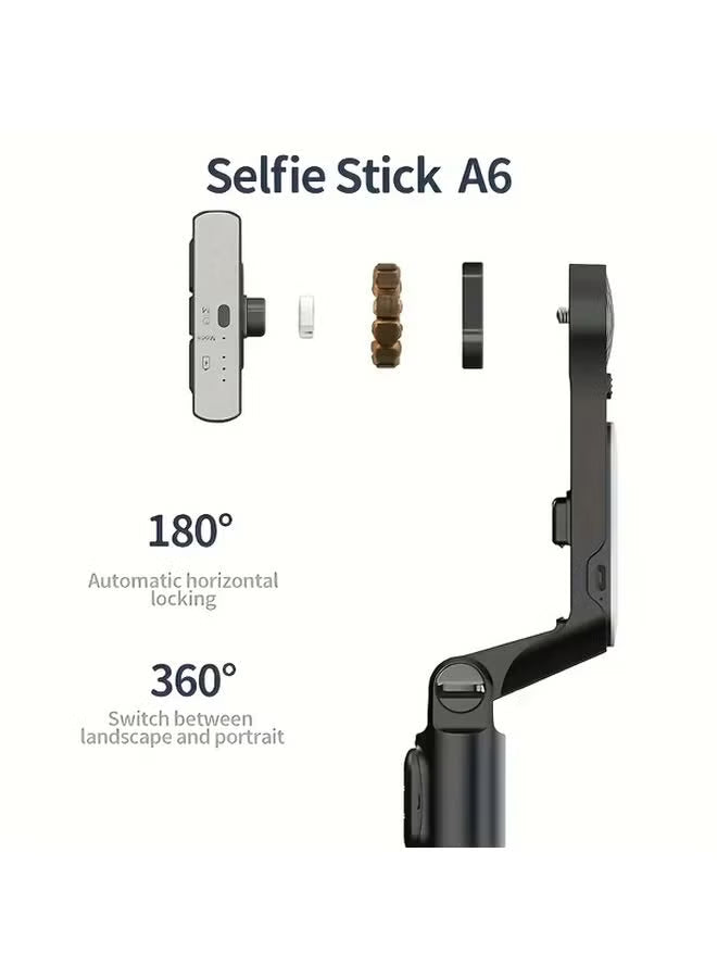 A6 Selfie Stick + Light