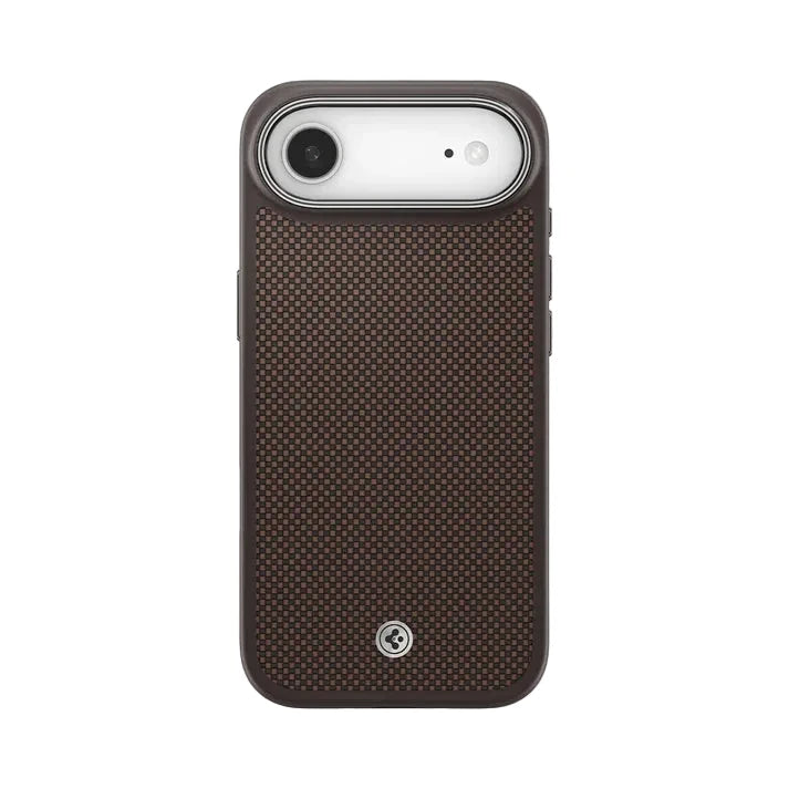 Spigen Enzo MagFit - Premium Vegan Leather Case with MagSafe